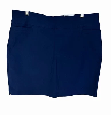 Pantalón Corto Kim Rogers Mujer Plus 18 Azul Marino Control Abdomen Elastizado Pull On Nuevo Con Etiquetas Foto 1 de 3