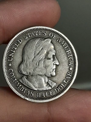 1893 Columbian Exposition Commemorative Silver Half Dollar #4 - Image 1 of 4