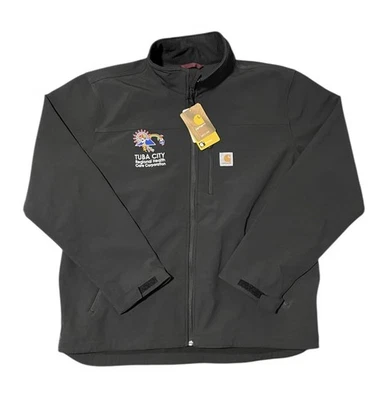 NWT Carhartt 102233-001 Denwood Men’s Black Soft Shell Jacket Size XL - Image 1 of 4