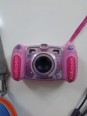 VTech Kidizoom Duo 5.0 Digitale Kamera für Kinder 5MP - rosa, inkl. Köfferchen - Bild 1 von 3