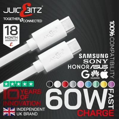JUICEBITZ Cavo di ricarica lungo USB-C Play per cuffie Meta Quest 2 3 VR Type-C cavo di ricarica
