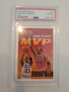 1992-93 Upper Deck - #67 Michael Jordan PSA 8 - Picture 1 of 2