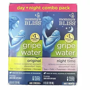 Mommy's Bliss Gripe Water Day + Night Combo Original & Night Time Exp. 06/2025 - Picture 1 of 7