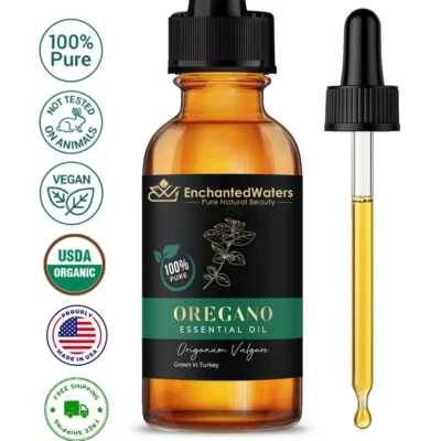 ACEITE ESENCIAL DE ORÉGANO salvaje 100% orgánico no transgénico soporte inmune y digestivo EE. UU. 30 ml Foto 1 de 4