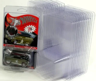 Hot Wheels Protecto Pak Lot of 10 Made in USA Matchbox protector NEW free ship - Image 1 of 2