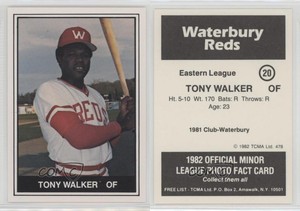 1982 TCMA Minor League Tony Walker #478