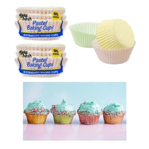 180 Baking Cups Muffin Cupcake Liners Pastel Color Bake Cake Cookie Decorations - Picture 1 of 1