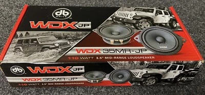 DB DRIVE WDX35MR-JP 3.5" MID-RANGE 110 WATTS JEEP COMPATIBLE OEM FIT IP52 SQL - Image 1 of 4