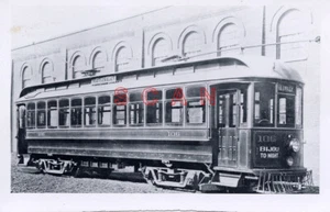 3H044 2NDGEN RP 30er/60er Jahre? BIRMINGHAM ELECTRIC CO EISENBAHN #106 SO. ENSLEY SCHILD - Bild 1 von 1