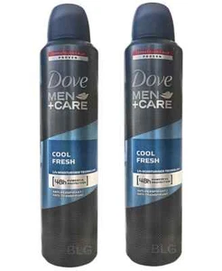 Dove Men+Care COOL FRESH Antiperspirant Deodorant Body Spray 150ml - 2-Pack - Picture 1 of 6