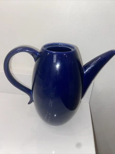 Lindt Stymeist Yo-Han Cobalt Blue Colorways Coffee Pot 11" Rare No Lid Ceramic - Picture 1 of 6