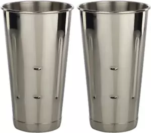 Edelstahl Malz Milchshake Mixbecher 2er Pack - zwei Eis und Milchshake M - Bild 1 von 12