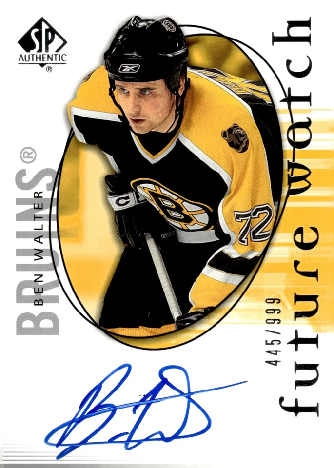 Ben Walter - 2005-06 SP Authentic Future Watch Auto /999 Rookie Card #288 - Image 1 of 2