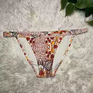 Somedays lovin’| women’s boho flower orange bikini bottom NWOT - Picture 1 of 11