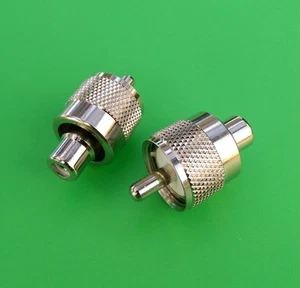 (10 PCS) UHF Male PL-259 to RCA Female Connector - USA Seller - Picture 1 of 1