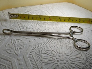 Jarit 115-102 Foerster Sponge Holding Forceps 7" Curved Smooth - Picture 1 of 4
