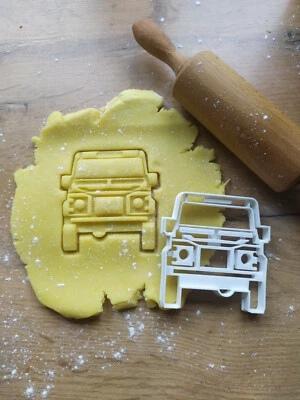 NEU Land Rover Defender Front Ausstecher Form  Ausstechform Auto Cutter Salzteig - Bild 1 von 4