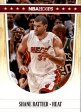 2011-12 Hoops Miami Heat Basketball Card #105 Shane Battier