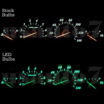 NEW Dash Cluster Gauge GREEN SMD LED LIGHT BULB KIT Fits 00-05 Buick Park Avenue - Image 1 of 4