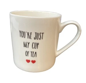 Birthday Gift Mug White You Are Just My Cup Of Tea Suits Office partner Gift - Picture 1 of 2