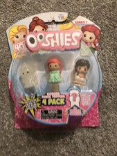 Ooshies Disney Princess 4 Pack Series 1 Brand New