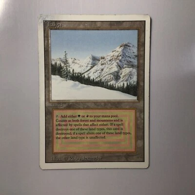 MTG Taiga Revised Edition - Rare (b) - Image 1 of 4