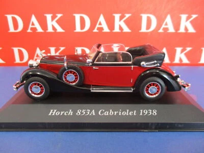 Die cast 1/43 Modellino Auto Horch 853A Cabriolet 1938 - Immagine 1 di 4