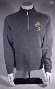 TOMMY BAHAMA MENS M HALF ZIP SWEATER 2015 50TH SUPERBOWL CHAMPIONS BRONCOS - Picture 1 of 9
