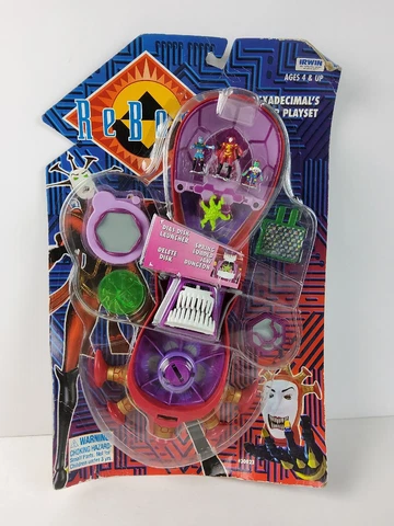 1995 Reboot Hexadecimals Lair Playset Irwin Mighty Max #30023 Toy Vintage RARE Cover
