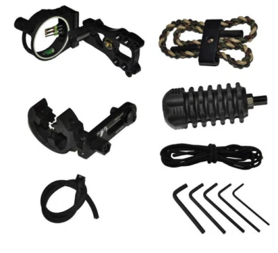 Combo arco camuflado tiro con arco básico reposaflechas estabilizador compuesto caza arco accesorios Foto 1 de 4