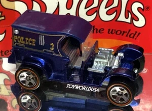Hot Wheels Classics Serie 5 Tappo Rame Paddy Wagon Spectraflame Blu - Foto 1 di 2