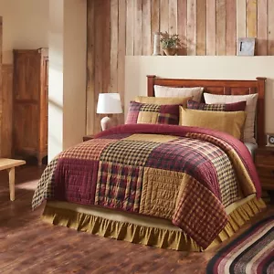 VHC Connell California King Quilt 115x124~ Rustic/Primitive - Picture 1 of 5