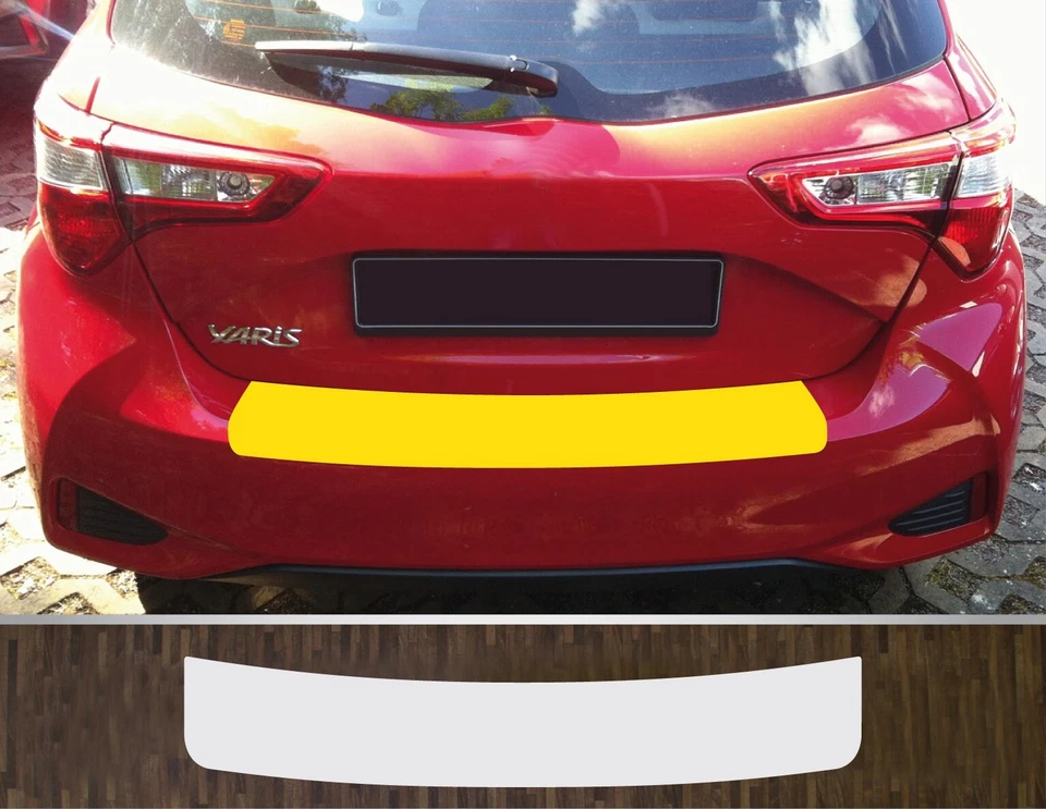 Charger Protection Du Seuil de Film Peinture Ajustement pour Toyota Yaris 2017 - - Photo 1/1