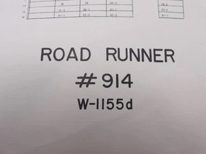 Bally: Road Runner -Schematic - Picture 1 of 1
