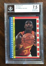 1987 Fleer Basketball Sticker #7 DOMINIQUE WILKINS BGS 7.5 NM+