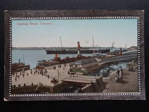 Merseyside Liverpool Landung Stage um 1907 Postkarte von Valentine - Bild 1 von 2