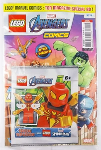 Magazine LEGO Marvel Comics N°4 avec LEGO Marvel Avengers Iron Spider Foil Pack - Imagen 1 de 2