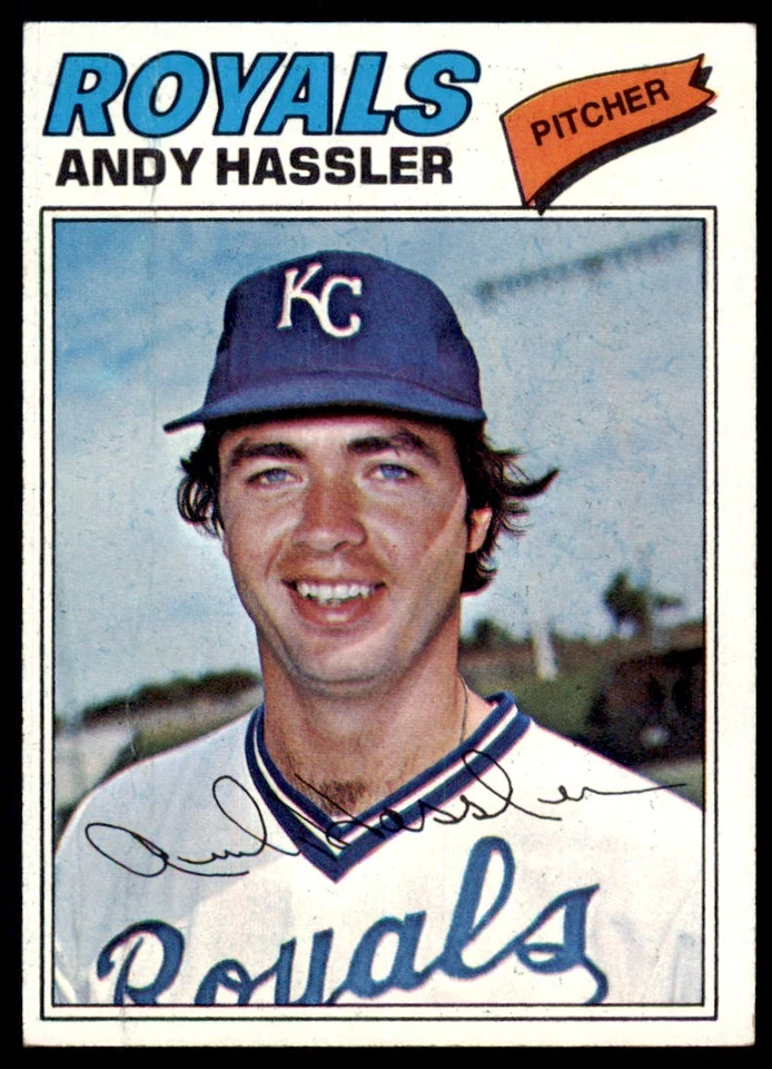 1977 TOPPS ANDY HASSLER KANSAS CITY ROYALS #602 - Image 1 of 2