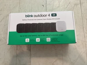 New Blink Outdoor 4 XR (newest model), 6 camera system, Fast Shipping - Picture 1 of 5