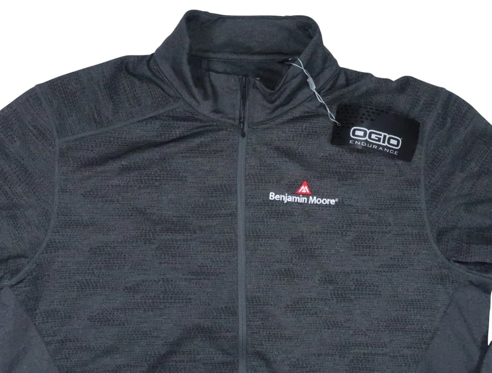 NWT OGIO ENDURANCE BENJAMIN MOORE MEN XXL FLEECE SOFT SHELL ZIP JACKET INTERLOCK - Image 1 of 4