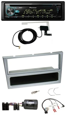 Pioneer MP3 Lenkrad CD USB DAB Autoradio für Opel Corsa C 2000-2004 silber - Bild 1 von 4