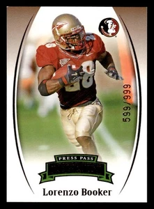 Press Pass Legends 2007 #S-20 Lorenzo Booker novato SP #d/999! DELFINES - Imagen 1 de 2