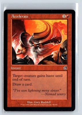 ACCELERATE - Torment – MTG Magic the Gathering Card - Common - Image 1 of 4