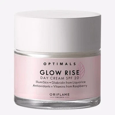 Oriflame Optimals Glow Rise Crema de Día FPS 20-50 ml Entrega Gratuita Foto 1 de 4