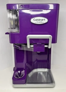 Cuisinart 1.5QT Soft Serve Ice Cream Maker PURPLE Mix It In ICE-48 NEW Open Box - Picture 1 of 4