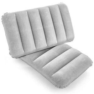 2X Aufblasbares Camping Kissen Strandkissen Reisekissen Tragbare Beflockung L... - Bild 1 von 8