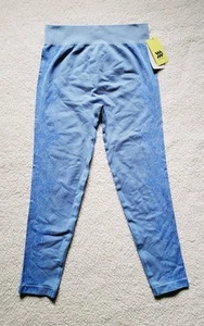 All in Motion Girls' Floral Seamless High Rise Leggings XL 14/16 Light Baby Blue - Picture 1 of 5