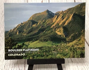 Boulder, CO-Colorado, Flatirons View Card Vintage Postcard - Picture 1 of 4