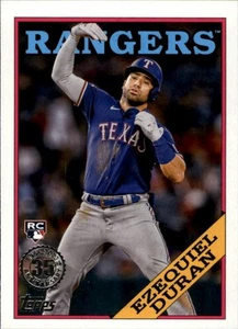 2023 Topps #T88-25 Ezequiel Duran Rangers #T88-25 1988 Topps 35th Anniversary - Picture 1 of 2
