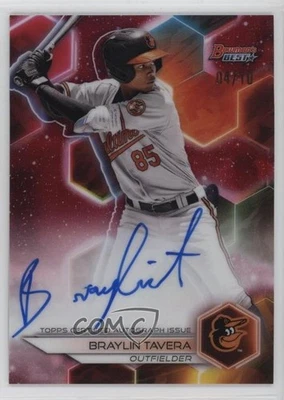 2023 Bowman's Best of Red Refractor /10 Braylin Tavera #B23-BT Auto - Image 1 of 2